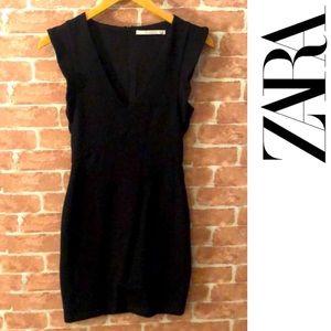 ZARA black sleeveless dress - has some stretch